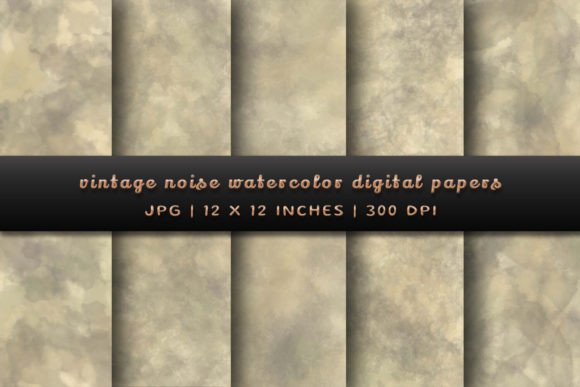 Adding Timeless Texture: Vintage Noise Watercolor Backgrounds