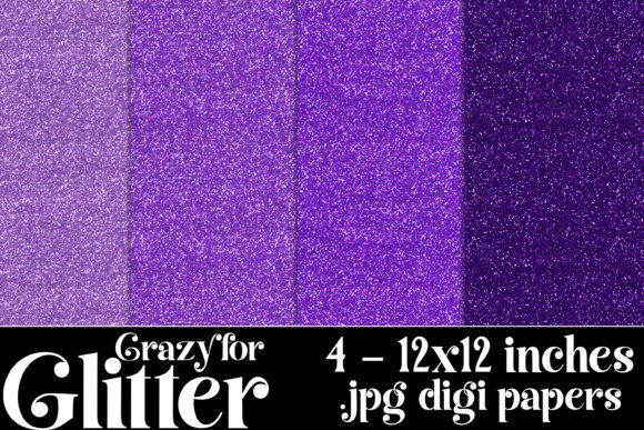 Crazy for Glitter Backgrounds, Purple 2: A Designer's Perspective