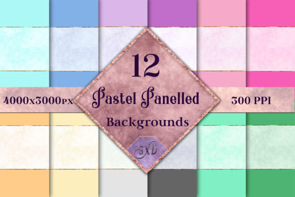 Elevate Your Projects with Pastel Panelled Backgrounds