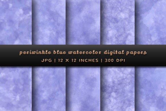 Periwinkle Blue Watercolor Backgrounds: A Designer's Guide