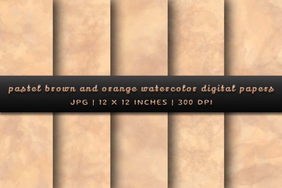 Warmth & Sophistication: Using Pastel Brown and Orange Backgrounds